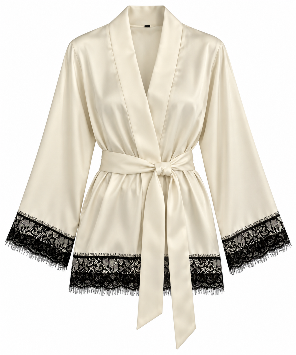La Rouge Silk Robe