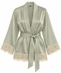 The Sage Silk Robe