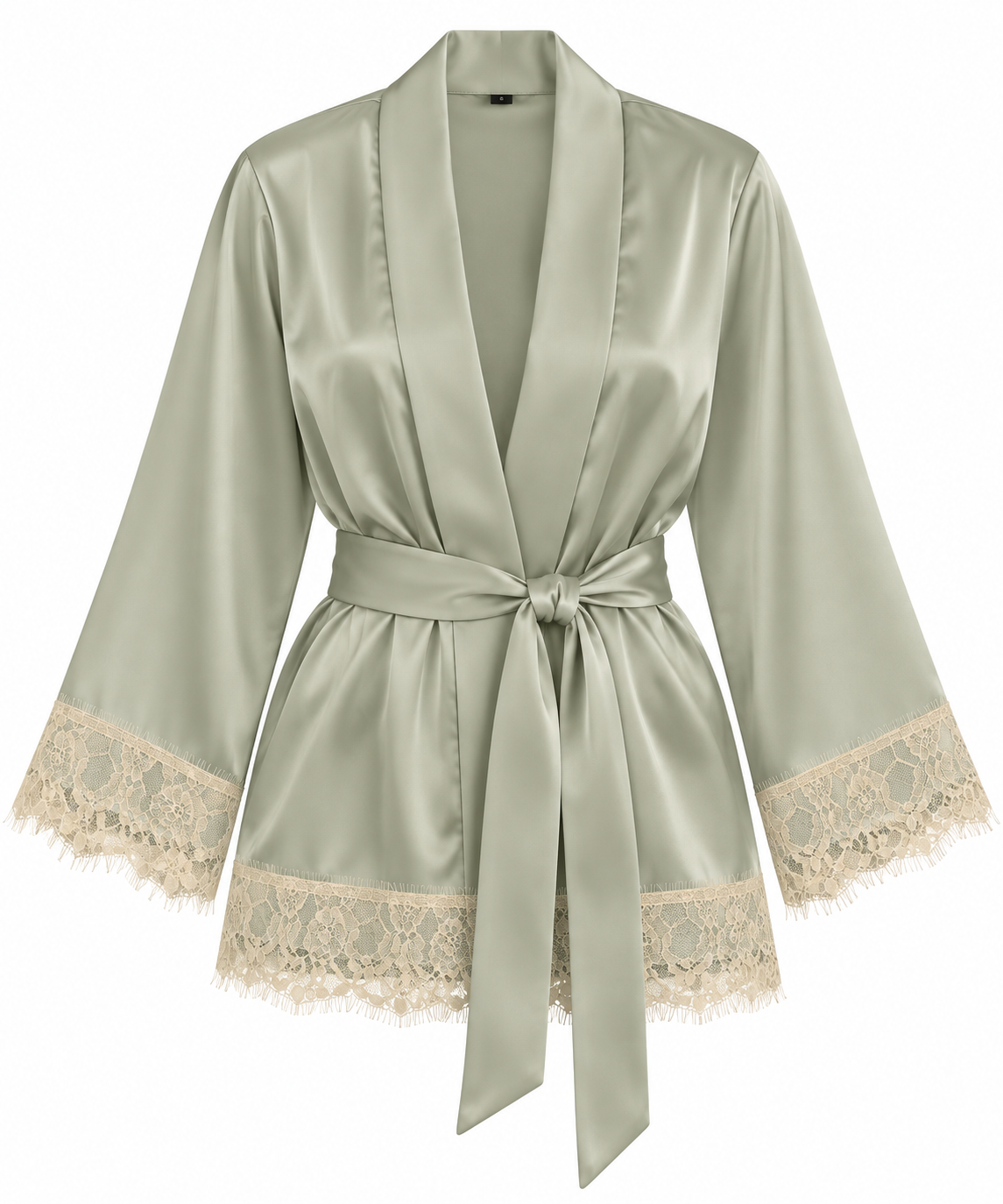 The Sage Silk Robe
